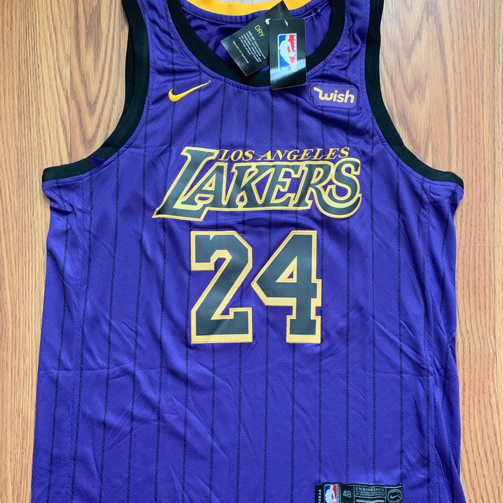 Kobe Bryant LA Lakers City Jersey #24 Medium